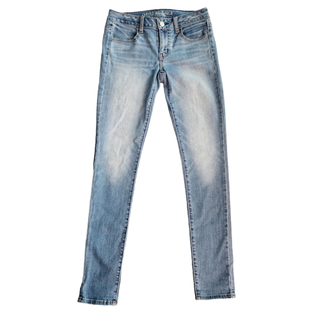 American Eagle Light Wash Jeggings Jeans Women's Size 4R